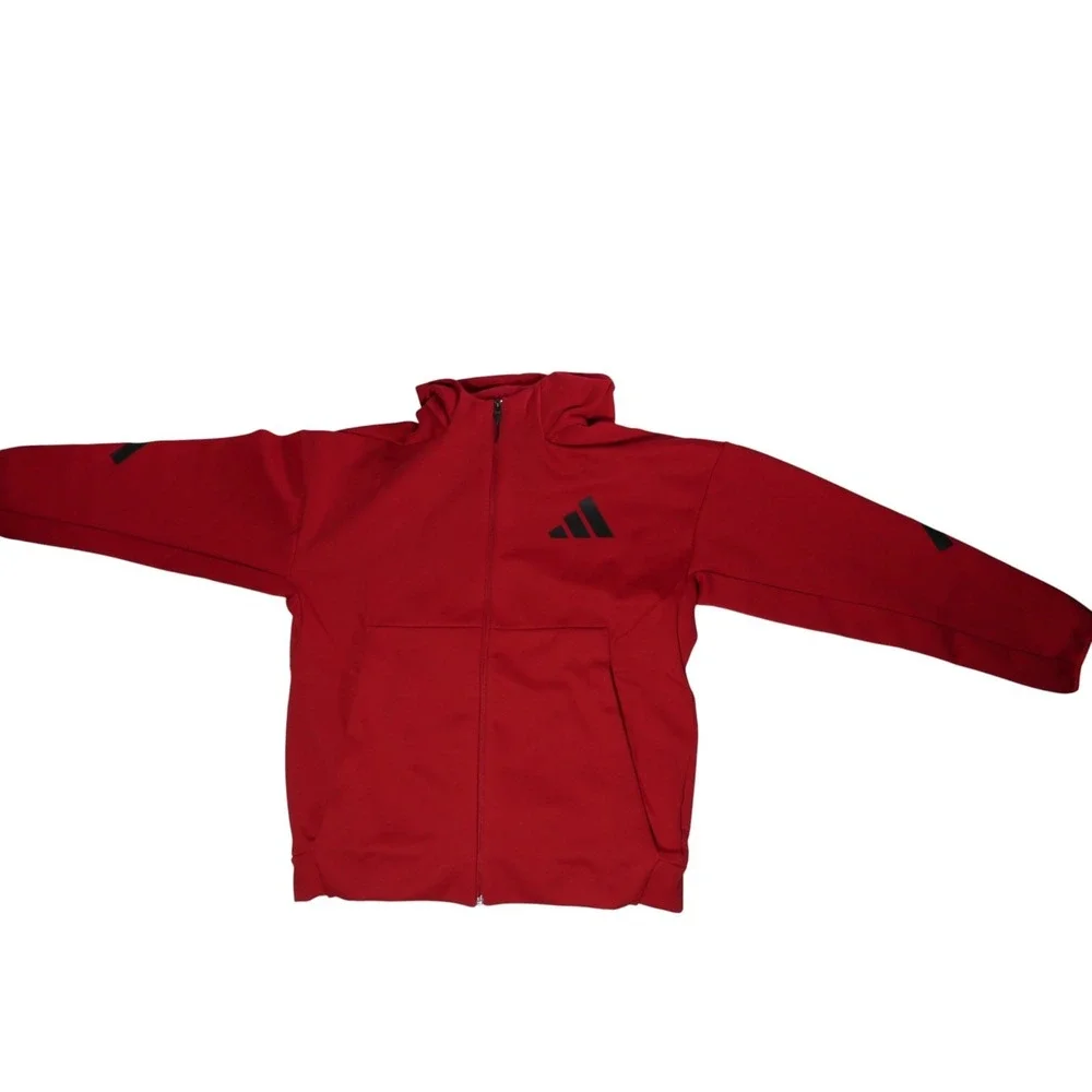 Adidas Men's Large Track Tops‎ Hoodie Red JF6540 | Full Zip ZNE Power Red Jacket
